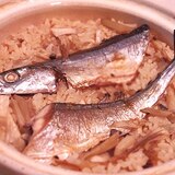 秋だ秋刀魚だ！秋刀魚と牛蒡の土鍋ご飯